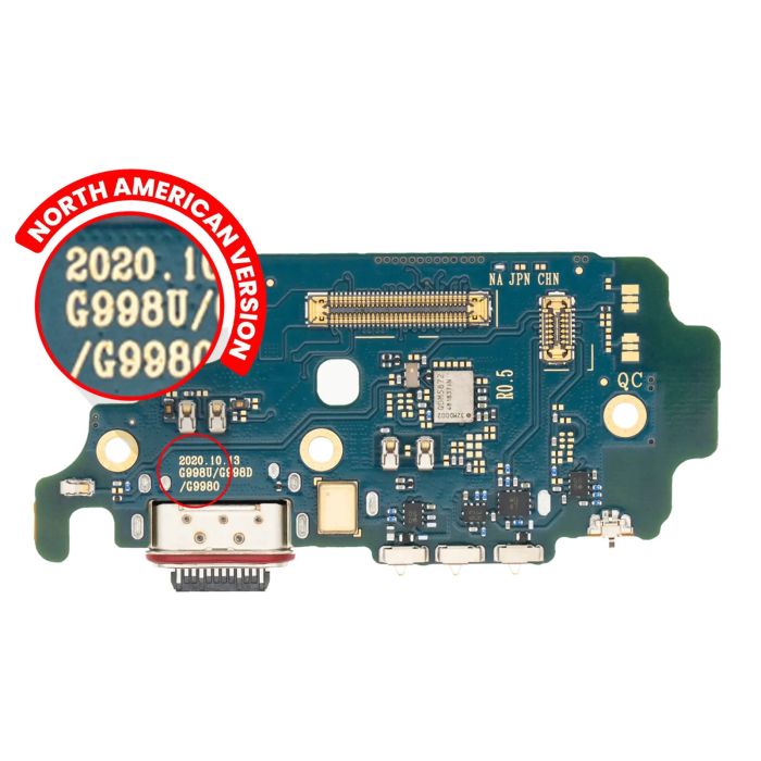 Ladebuchse Platine mit SIM-Kartenleser für Galaxy S21 Ultra 5G (G998U)