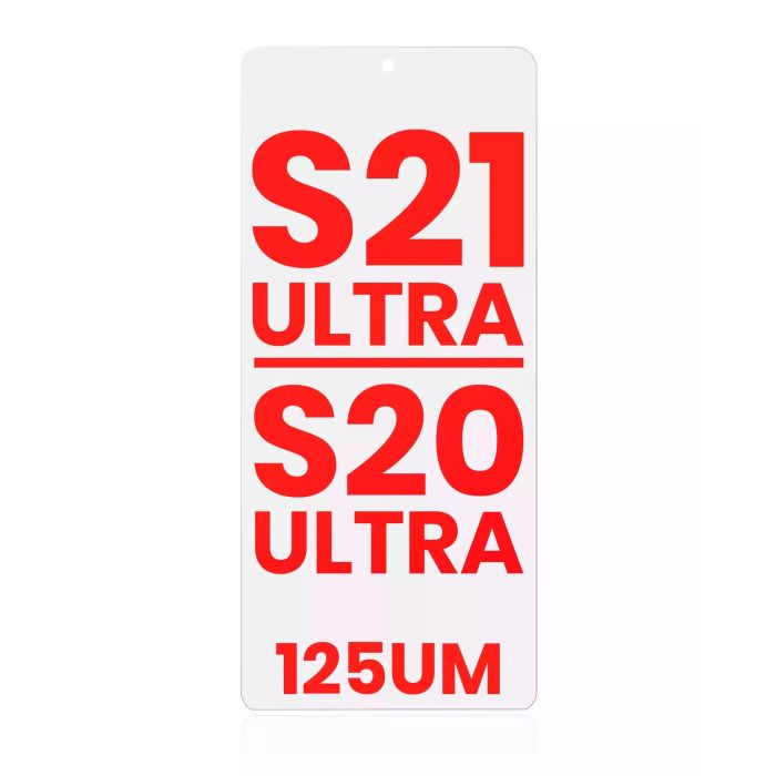 OCA für Samsung Galaxy S21 Ultra/ S20 Ultra (10er Pack) (125um)