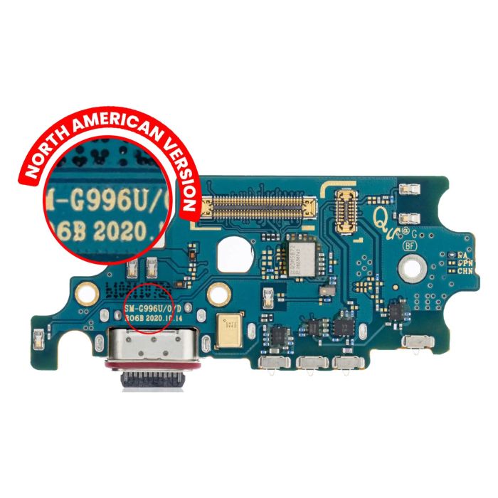 Ladebuchse Platine mit SIM-Kartenleser für Galaxy S21 Plus (G996U) (US Version)