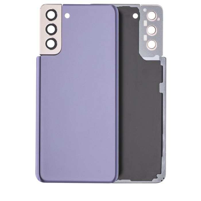 Rückglas mit Kameralinse für Galaxy S21 Plus (ohne Logo) (Phantom Violet)