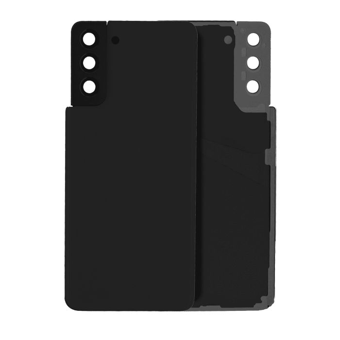 Rückglas mit Kameralinse für Galaxy S21 Plus (Service Pack) (Phantom Black)