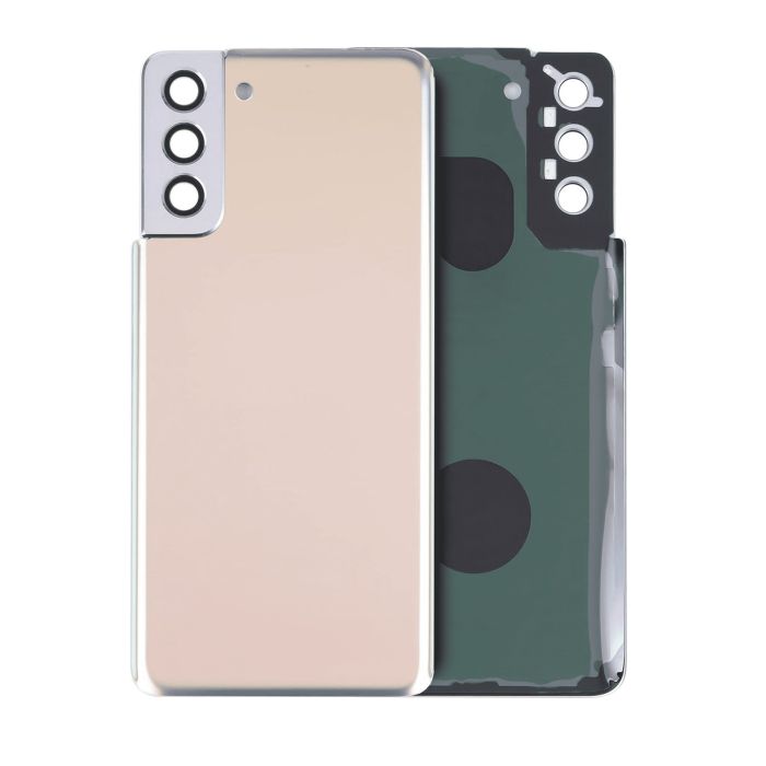 Rückglas mit Kleber für Samsung Galaxy S21 Plus 5G (Service Pack) (Phantom Gold)