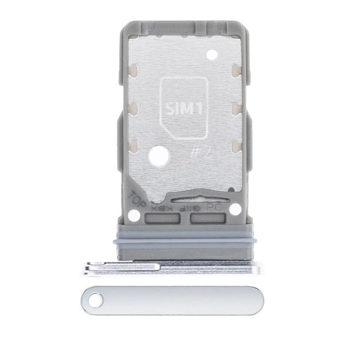 SIM-Kartenschacht Dual für Samsung Galaxy S21 Plus (Phantom Silver)