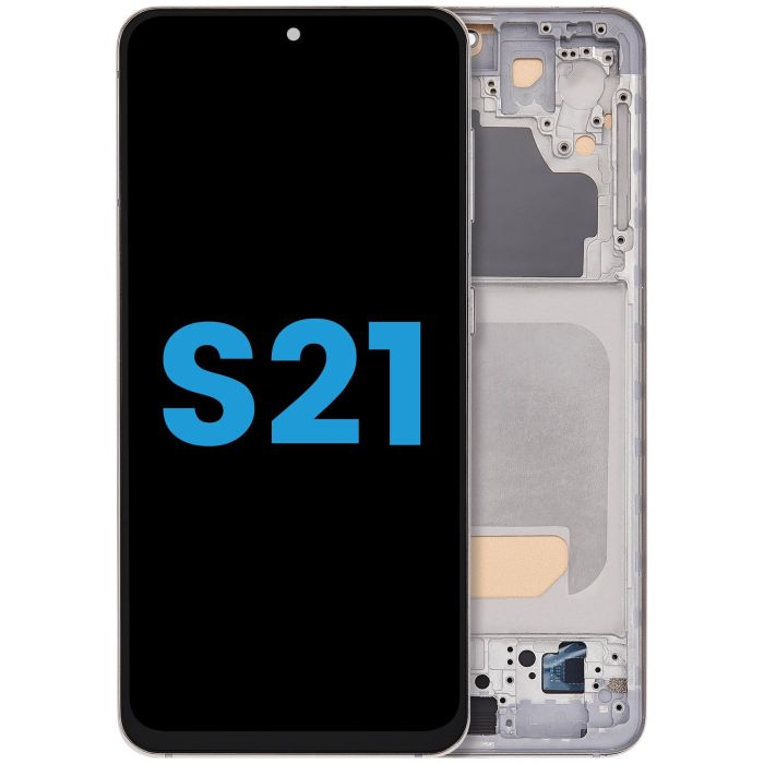 LCD Display mit Rahmen (ohne Fingerabdruck Sensor) für Galaxy S21 5G Nr.3