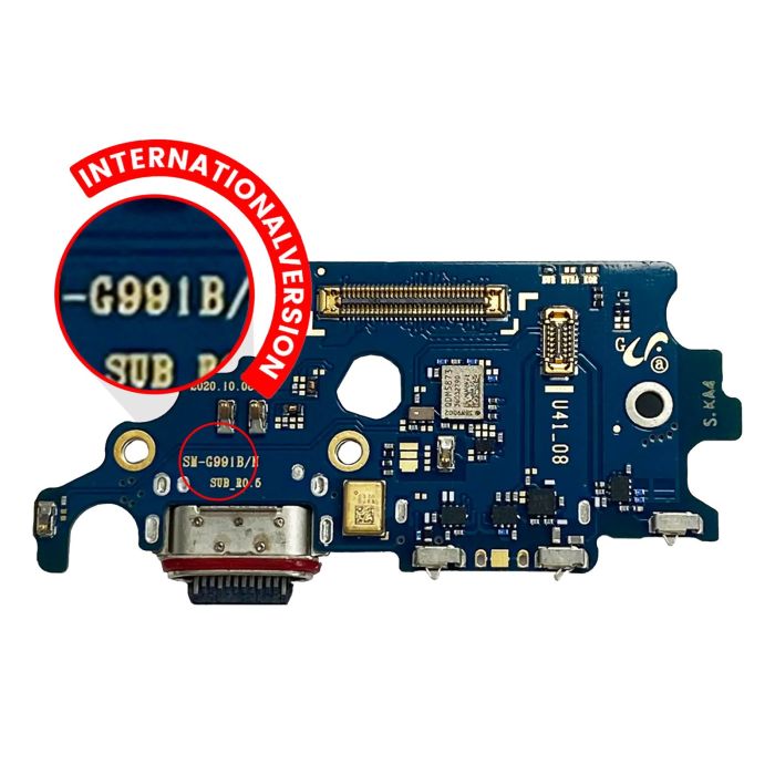 Ladebuchse Platine mit SIM-Kartenleser für Galaxy S21 5G (G991B) (Premium)