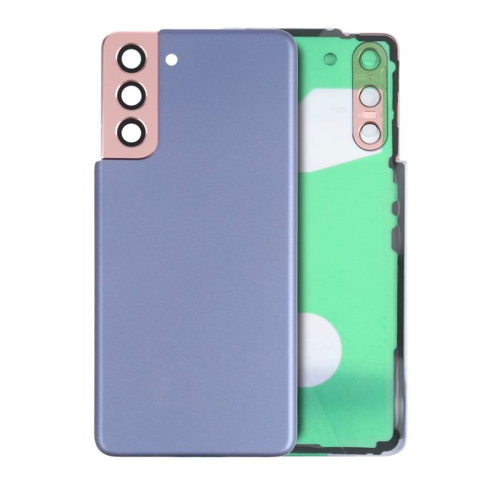 Rückglas mit Kameralinse für Galaxy S21 5G (ohne Logo) (Phantom Violet)