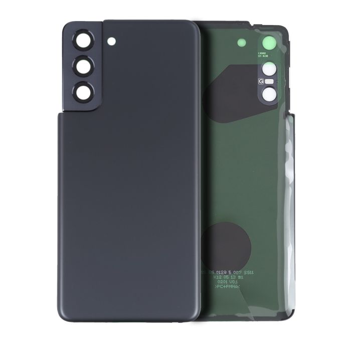 Rückglas mit Kameralinse für Galaxy S21 5G (ohne Logo) (Phantom Gray)