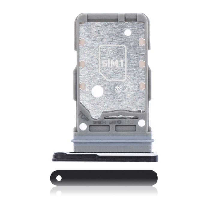 SIM-Kartenschacht Dual für Samsung Galaxy S21 (Schwarz)