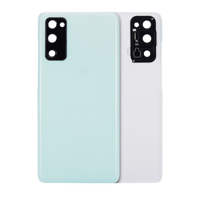 Rückglas mit Kameralinse für Galaxy S20 FE 5G (Aftermarket Plus) (Cloud Mint)