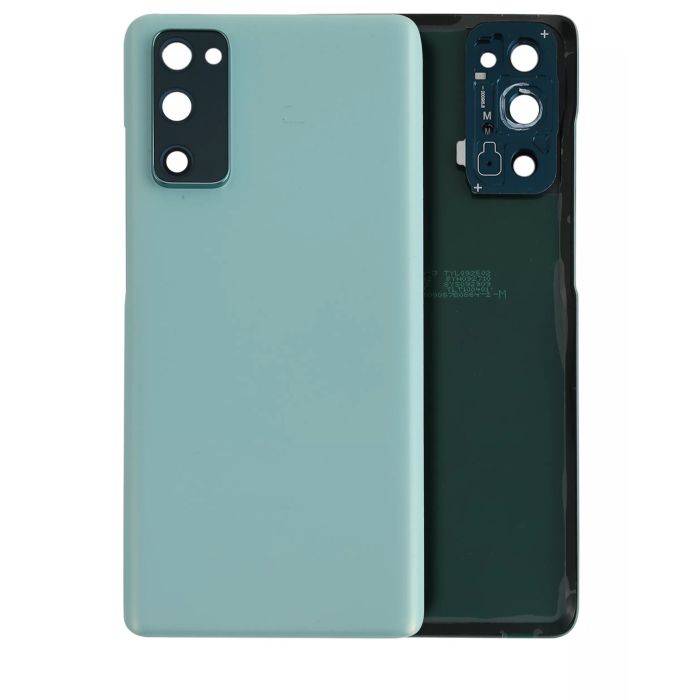 Rückglas mit Kameralinse für Samsung Galaxy S20 FE (Service Pack) (Cloud Mint)