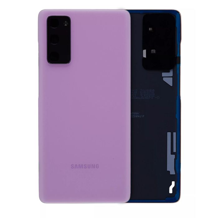 Rückglas mit Kameralinse für Galaxy S20 FE (Service Pack) (Cloud Lavender)