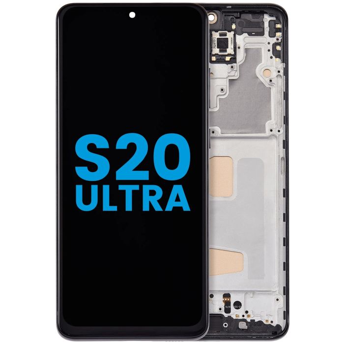 LCD Display mit Rahmen (ohne Fingerabdruck Sensor) für Galaxy S20 Ultra 5G Nr.2
