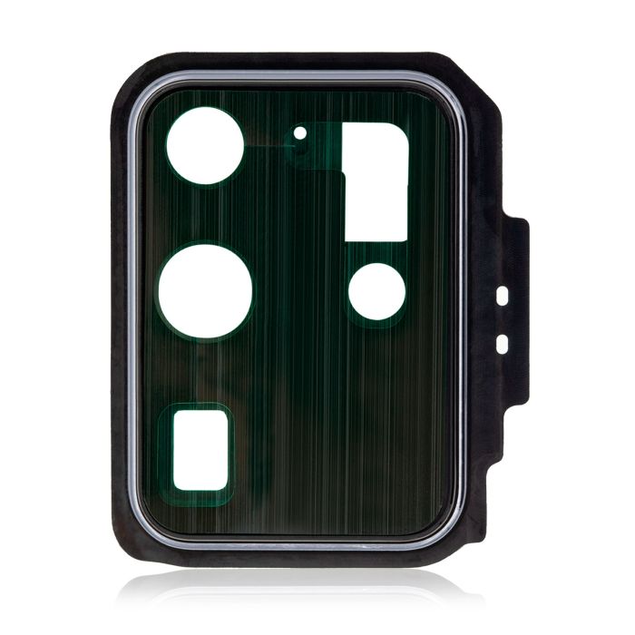 Rückkamera-Linse mit Abdeckung Rahmen Ring für Galaxy S20 Ultra (Cosmic Black)