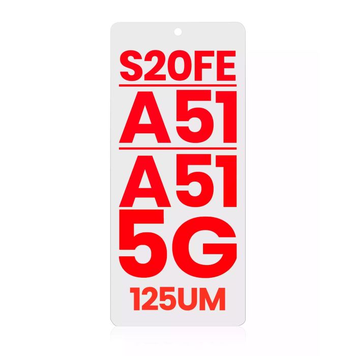 OCA für Samsung Galaxy S20 FE/ A51/ A51 5G (10er Pack)