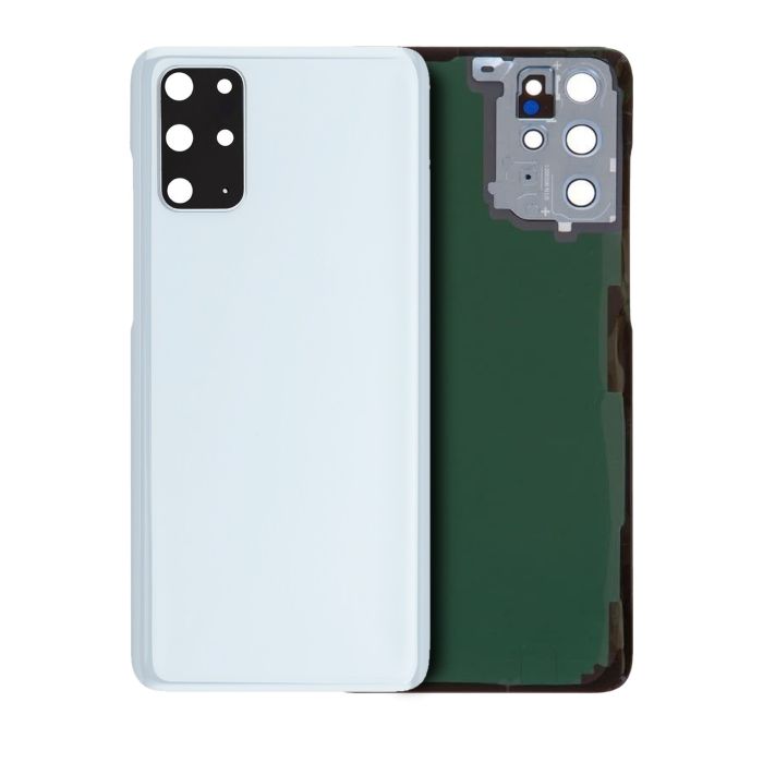 Rückglas mit Kameralinse für Samsung Galaxy S20 Plus (Service Pack) (Wolkenweiß)