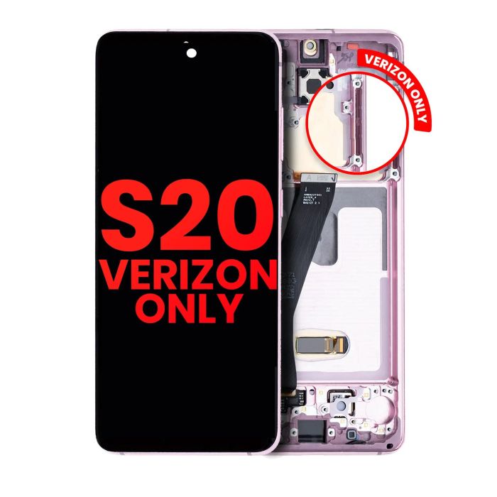 OLED Display mit Rahmen für Galaxy S20 5G (Verizon 5G UW Rahmen nur)