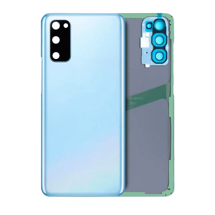 Rückglas mit Kameralinse für Samsung Galaxy S20 (Service Pack) (Cloud Blue)