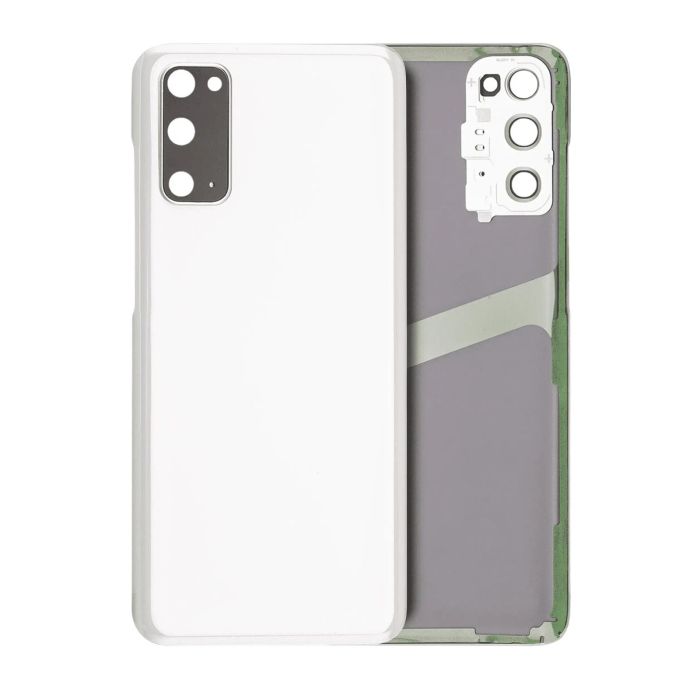 Rückglas mit Kameralinse für Samsung Galaxy S20 (Service Pack) (Wolkenweiß)