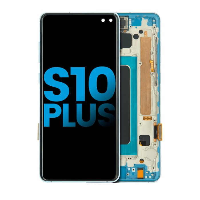LCD Display mit Rahmen (ohne Fingerabdruck Sensor) für Galaxy S10 Plus Nr.3