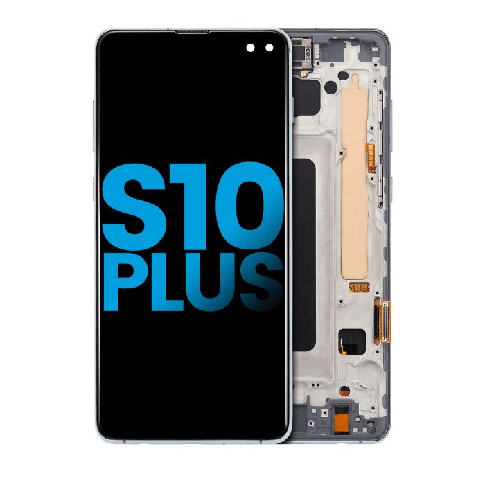 LCD Display mit Rahmen (ohne Fingerabdruck Sensor) für Galaxy S10 Plus Nr.4