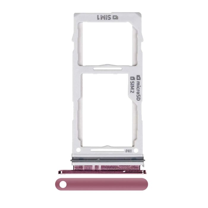 SIM-Kartenschacht Dual für Samsung Galaxy S10/ S10 Plus/ S10E (Flamingo Pink)