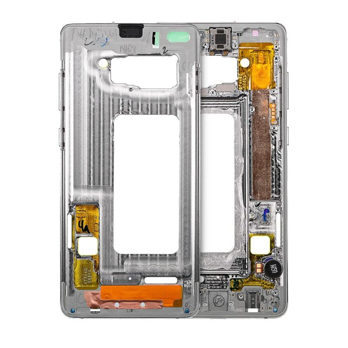 Mittelrahmen für Samsung Galaxy S10 (mit Kleinteilen) (Prism Blue)