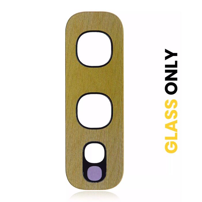 Rückkamera-Linse (nur Glas) mit Kleber für Samsung Galaxy S10E (Gelb)