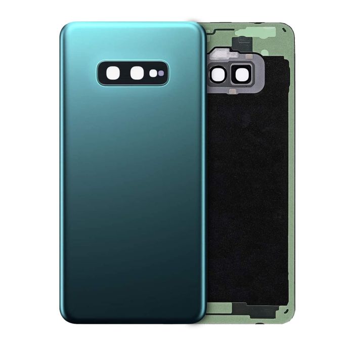 Rückglas mit Kameralinse für Galaxy S10e (ohne Logo) (Prism Green)