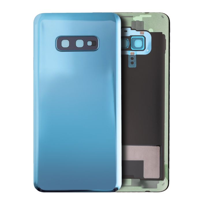 Rückglas mit Kameralinse für Samsung Galaxy S10E (Service Pack) (Prism Blue)