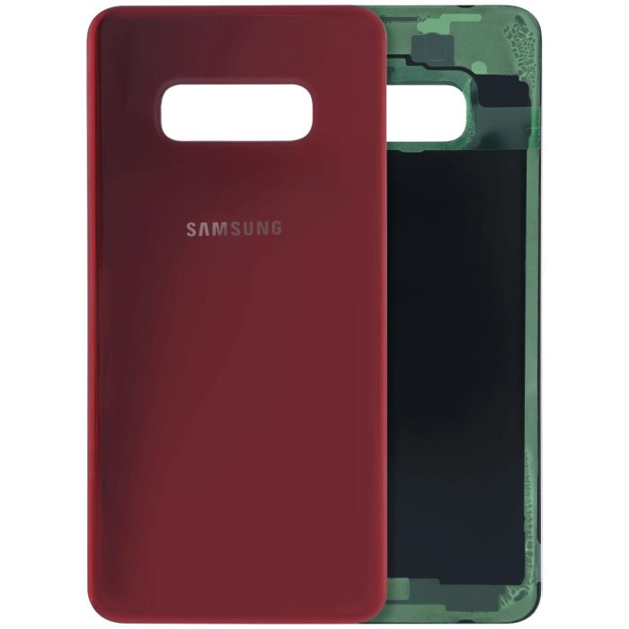 Rückglas für Samsung Galaxy S10e (Service Pack) (Cardinal Red)
