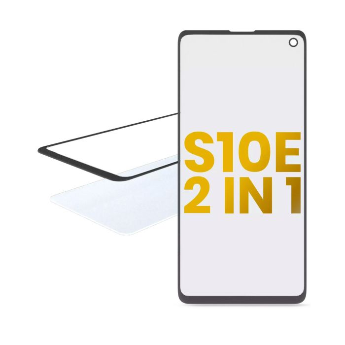 2 in 1 Front Glas mit OCA vormontiert für Samsung Galaxy S10E