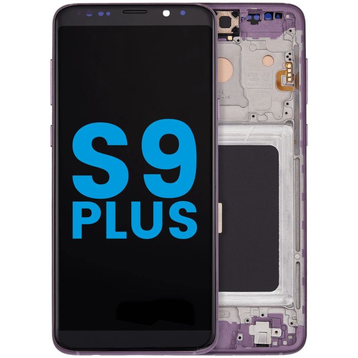 LCD Display mit Rahmen (ohne Fingerabdruck Sensor) für Galaxy S9 Plus