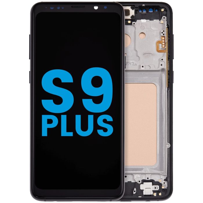 LCD Display mit Rahmen (ohne Fingerabdruck Sensor) für Galaxy S9 Plus Nr.3