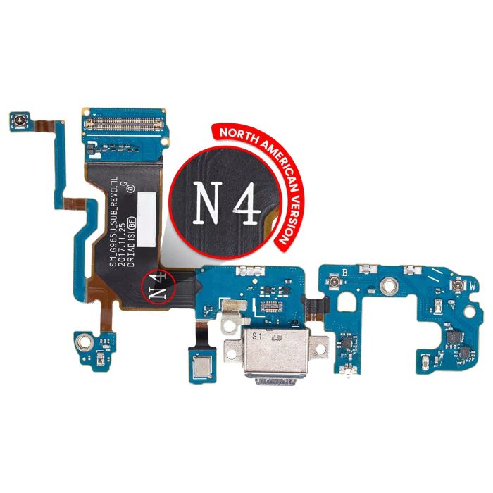 Ladebuchse mit Flexkabel für Galaxy S9 Plus (G965U) (US Version) (Service Pack)