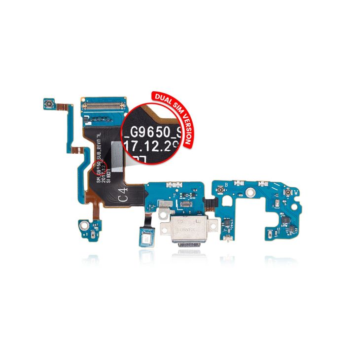 Ladebuchse mit Flexkabel für Samsung Galaxy S9 Plus (G9650) (Dual Sim Version)