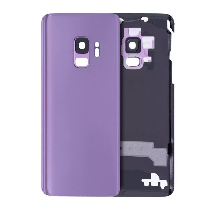 Rückglas mit Kameralinse für Galaxy S9 (ohne Logo) (Lilac Purple)