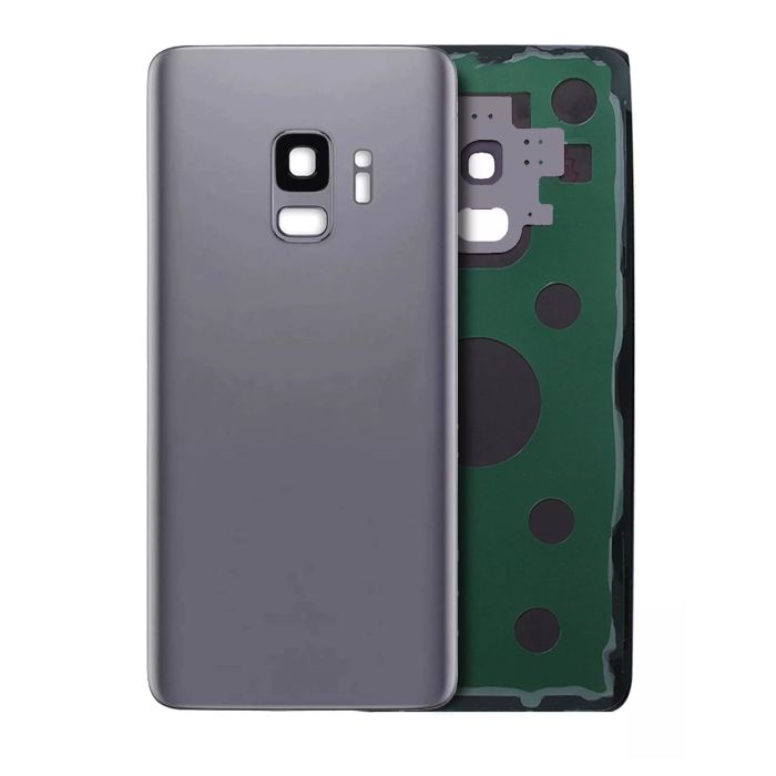 Rückglas mit Kameralinse für Samsung Galaxy S9 (Service Pack) (Midnight Black)