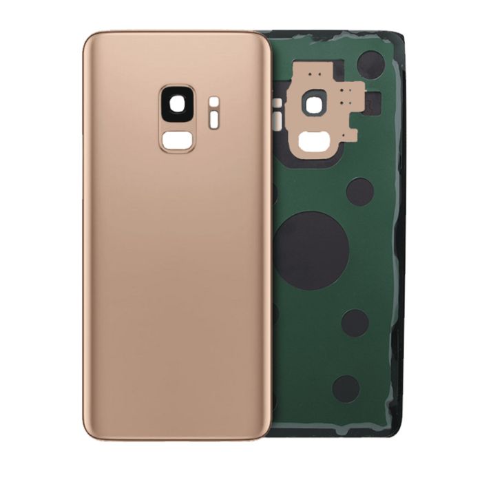 Rückglas mit Kameralinse für Samsung Galaxy S9 (Service Pack) (Sunrise Gold)
