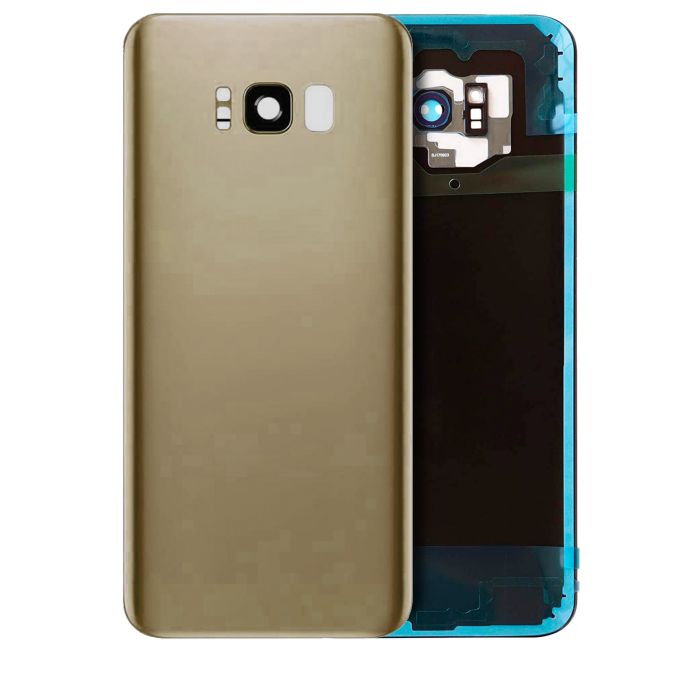 Rückglas mit Kameralinse für Samsung Galaxy S8 Plus (Gold)