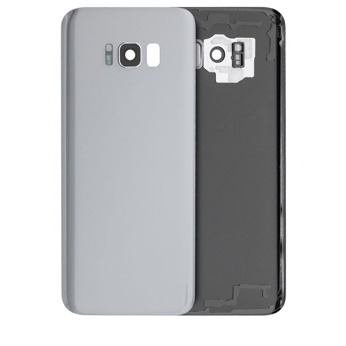 Rückglas mit Kameralinse für Samsung Galaxy S8 Plus (Arctic Silver)