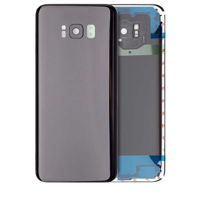 Rückglas mit Kameralinse für Galaxy S8 Plus (Midnight Black) (Service Pack)