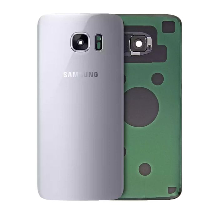 Rückglas für Samsung Galaxy S7 Rand (Service Pack) (Sliver Titanium)