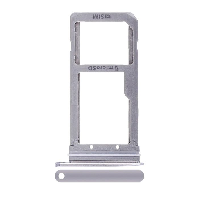 SIM-Kartenschacht Single für Samsung Galaxy S7 Rand (Silber)