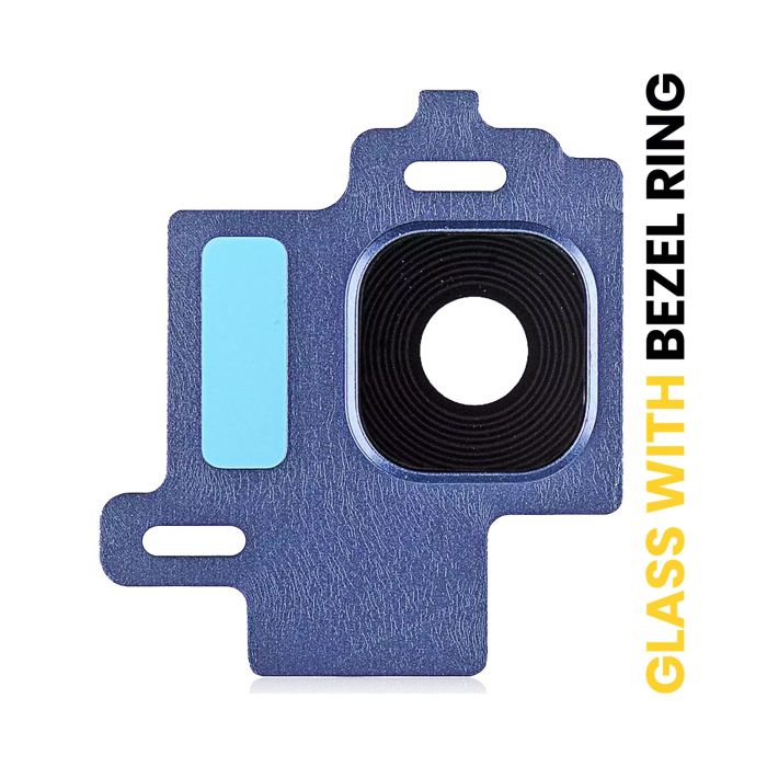 Rückkamera-Linse mit Rahmen Ring für Samsung Galaxy S8 (Blau)