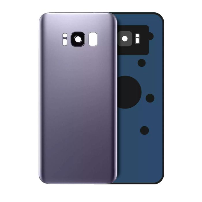 Rückglas mit Kameralinse für Galaxy S8 (ohne Logo) (Orchid Gray)