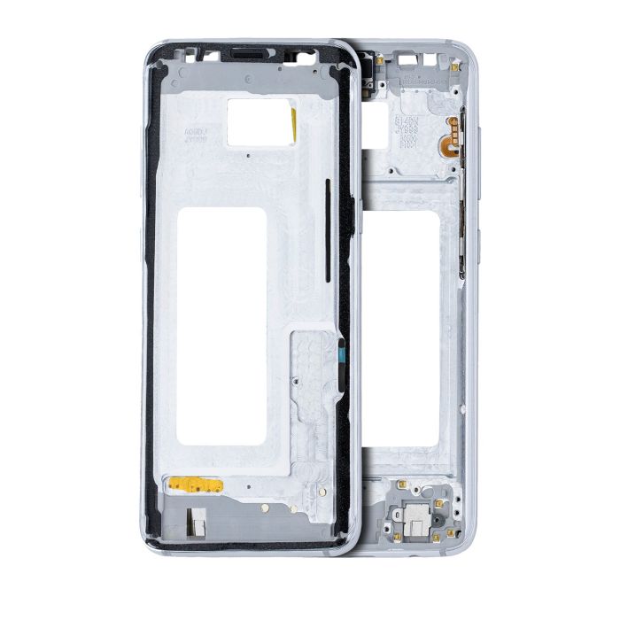 Mittelrahmen für Samsung Galaxy S8 (mit Kleinteilen) (Arctic Silver)
