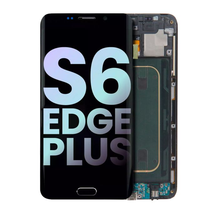 OLED Display mit Rahmen für Galaxy S6 Rand Plus (AT&T/ T-Mobile/ International)