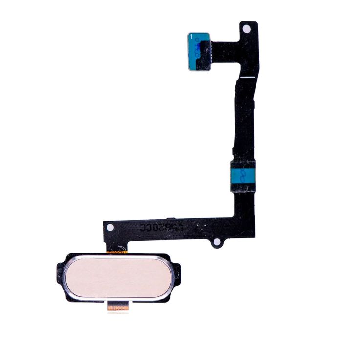 Home-Taste mit Flexkabel für Samsung Galaxy S6 Rand Plus (Gold Platinum)