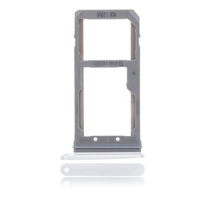 SIM-Kartenschacht Dual für Samsung Galaxy S7 (Silber)