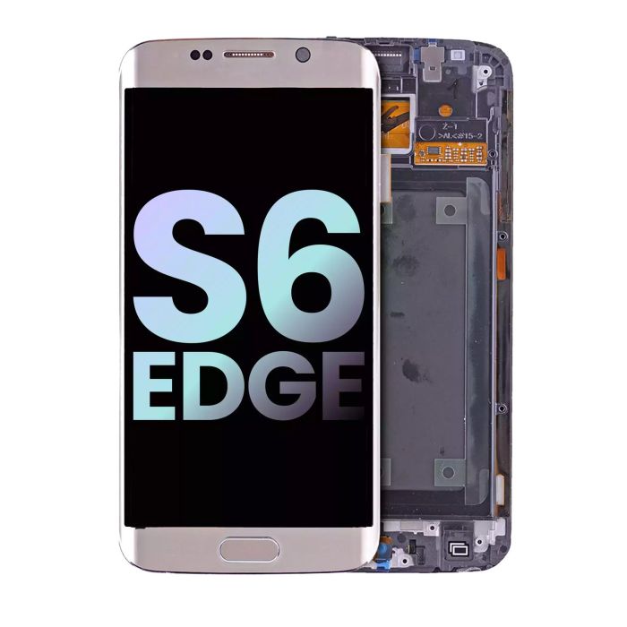 OLED Display mit Rahmen für Galaxy S6 Rand (CDMA: Verizon/ Sprint)
